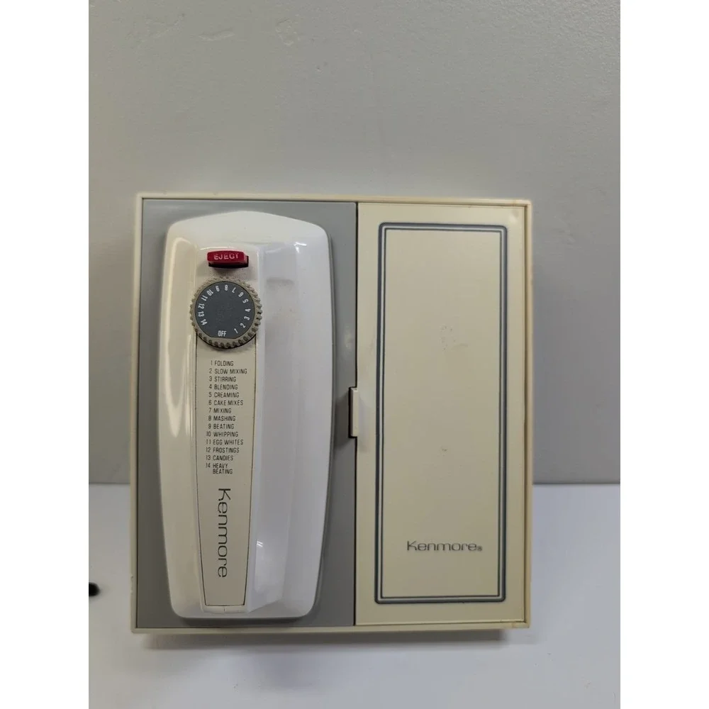 Vintage‎ Kenmore Hand Mixer Wall Mount Kitchen 14 Speed Working Pre-Owned